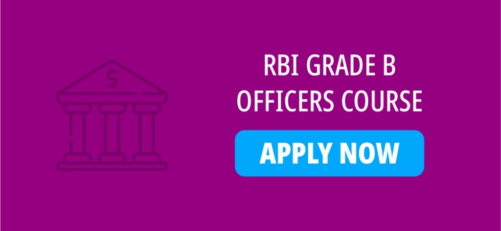 RBI GRADE B OFFICERS COURSE