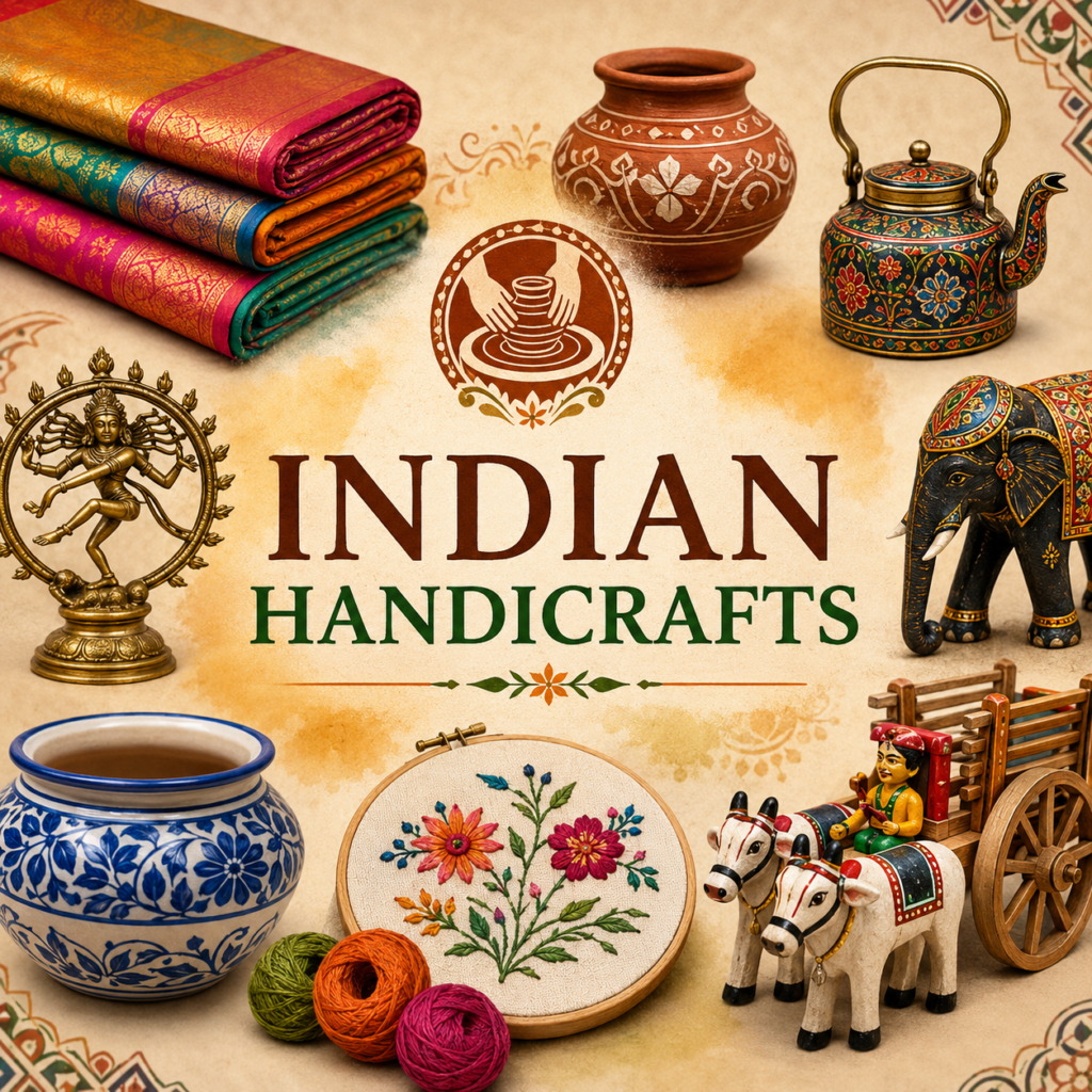 INDIAN HANDICRAFTS - UPSC CIVIL SERVICES ILLUSTRATED REVISION ARTICLE