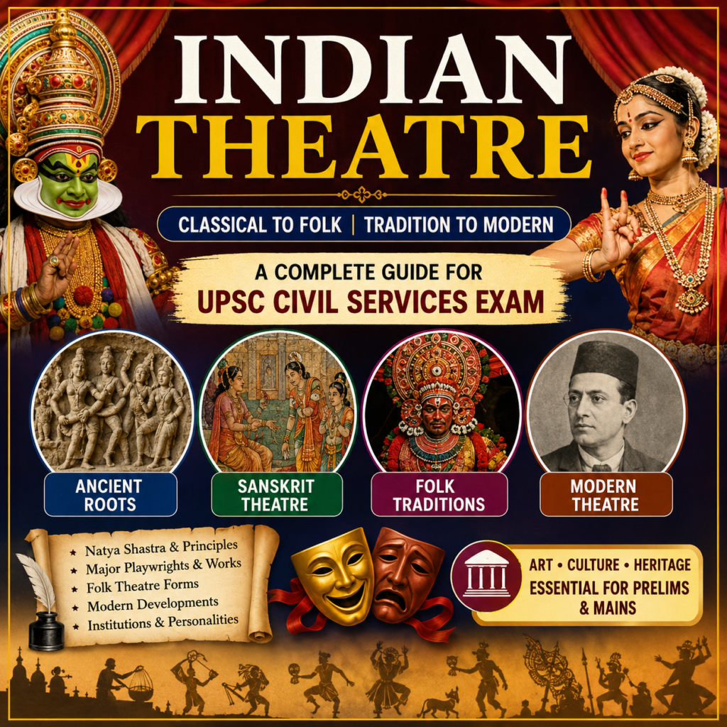 INDIAN THEATRE - UPSC Civil Services Examination — Condensed & Illustrated Notes